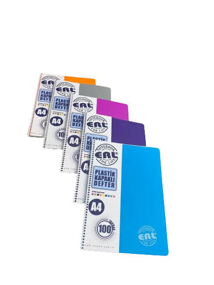 Erl A4 Spiralli Pp Kapak Defter Kareli 80 Yp