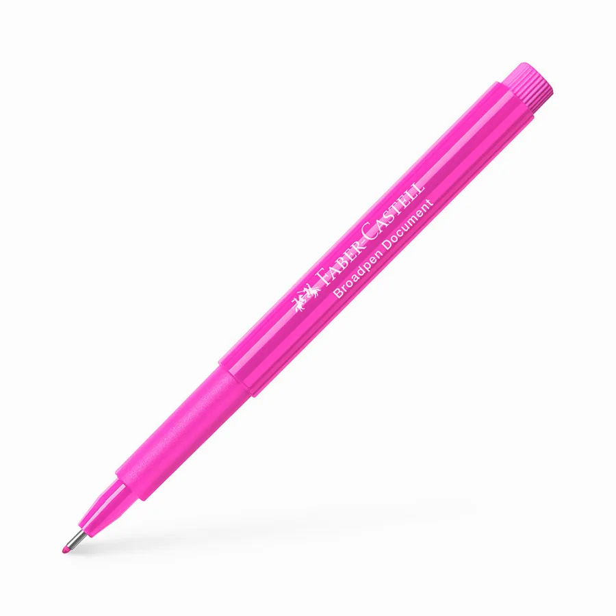 Faber Castell Broadpen 1554 Kalem Pembe