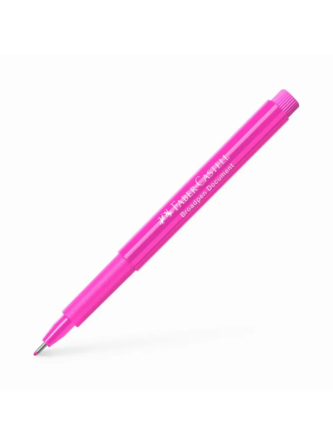 Faber Castell Broadpen 1554 Kalem Pembe