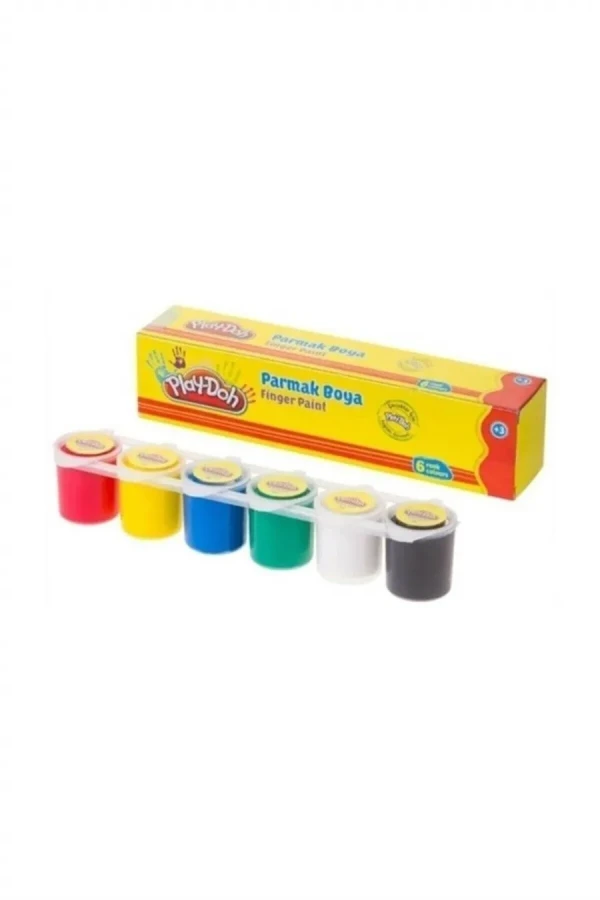 Play-doh 6 Renk Parmak Boyası Birleşik Tüp 30 Ml Pr018