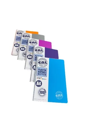 Erl A4 Spiralli Pp Kapak Defter Kareli 100 Yp