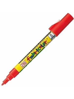 Zig Fabricolor Kumaş Kalemi Pfc-20- Kırmızı