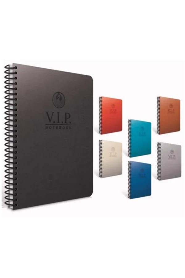 Gıpta Vıp A4 Sert Kapak Spiralli Defter Kareli 140 Yp 1081