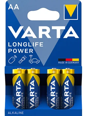 Varta Aa Longlife Power Alkalin Pil 4 Lü 4906