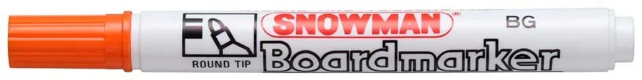Snowman Bg-12 Tahta Kalemi Turuncu