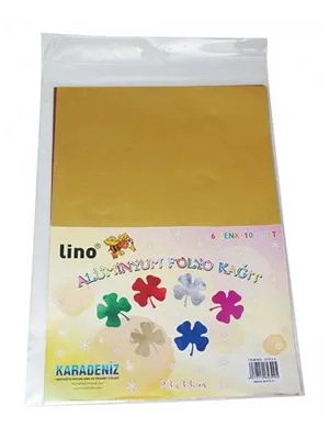 Lino 24x33 Alüminyum Folyo Çift Taraflı 10 Lu 2711j-1
