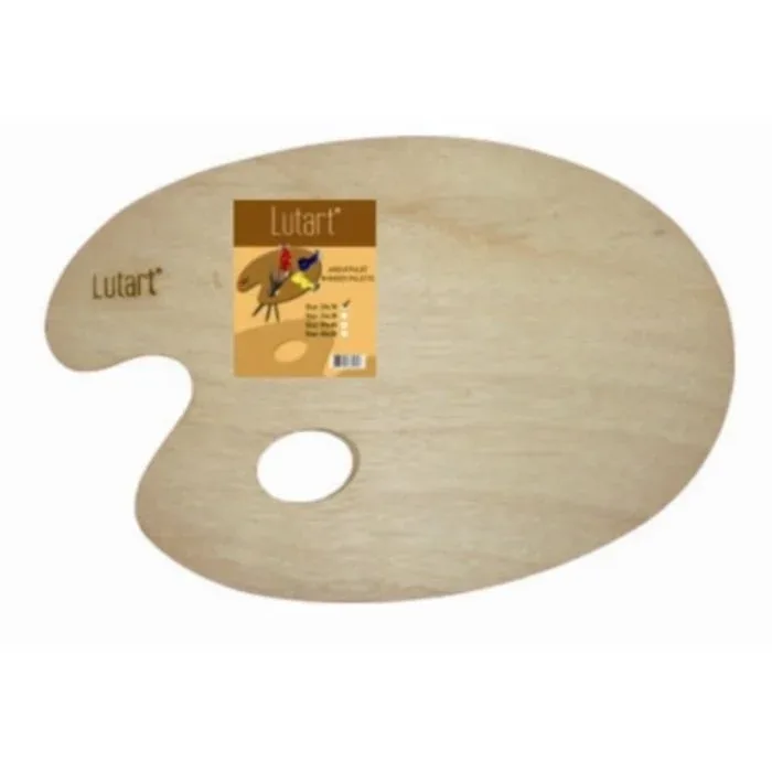 Lutart 24x30 Ahşap Oval Palet Pc02