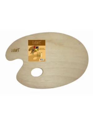 Lutart 24x30 Ahşap Oval Palet Pc02