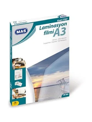 Mas A4 125 Mic Laminasyon Filmi 100 Lü 7706