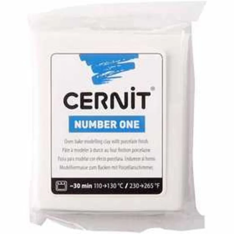 Cernit Fırınlanabilir Seramik Hamuru 56 Gr Opak Beyaz 62027