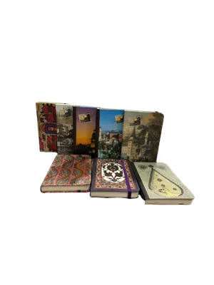 Keskin Color İstanbul 10x14 Cm Sert Kapak Lastikli Not Defteri Çizgisiz 96 Yp 147500-99