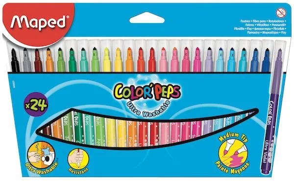 Maped Color'peps Keçeli Kalem 24 Lü 845022
