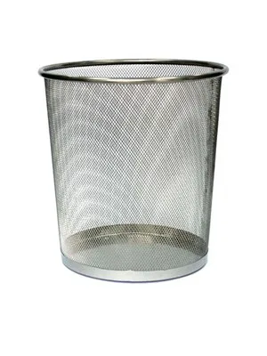 Kembs K5002 Fileli Çöp Kovası Gümüş