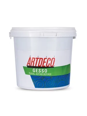 Artdeco Gesso 1000 Ml Tuval Astar Boyası Beyaz 85m-930