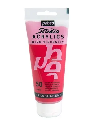 Pebeo 100 Ml Akrilik Boya Yüksek Yoğunluklu Magenta 50