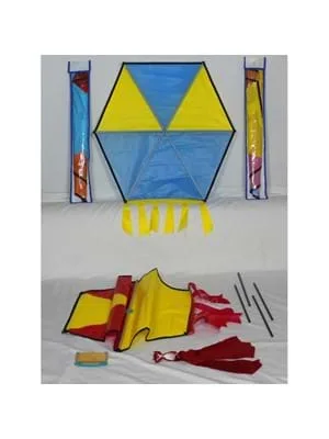 Gülen 73x73 Cm Naylon Altıgen Uçurtma Ghn-002