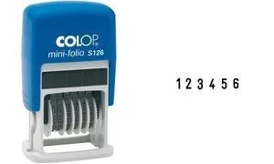 Colop S126 Mini Manuel Numaratör Kaşe 6222683
