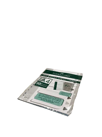 Faber Castell A4 10 Bölmeli Seperatör Fc-1010 5250102