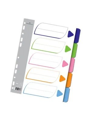 Faber Castell A4 Seperatör 5 Renk Fc-2005 5250105