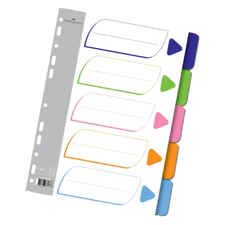 Faber Castell A4 Seperatör 5 Renk Fc-2005 5250105