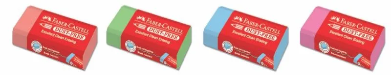 Faber Castell Dust-free Renkli Silgi 187125
