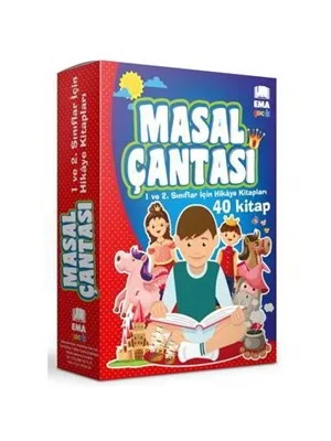Masal Çantası 40 Kitap (1. Sınıflar İçin) - Ema Çocuk Yayınları
