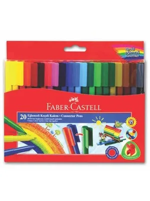 Faber Castell Eğlenceli Keçeli Kalem (marker) 30 Lu 5068113