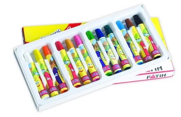 Fatih 12 Renk Pastel Boya Yeni Formül 34012
