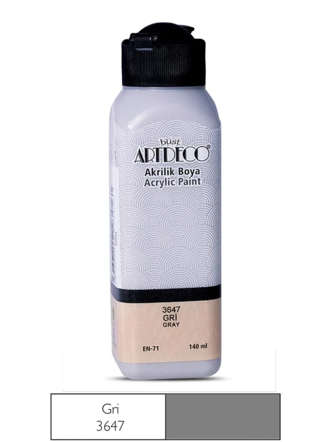 Artdeco 140 Ml Akrilik Boya Gri 70r-3647