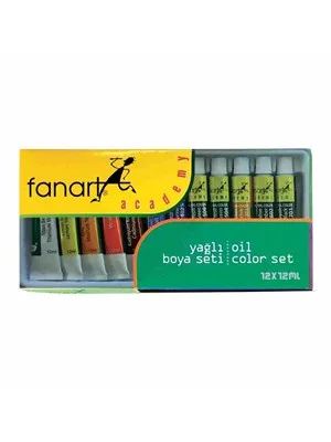 Fanart Academy 12 Ml Yağlı Boya Seti 12 Li 12999.121