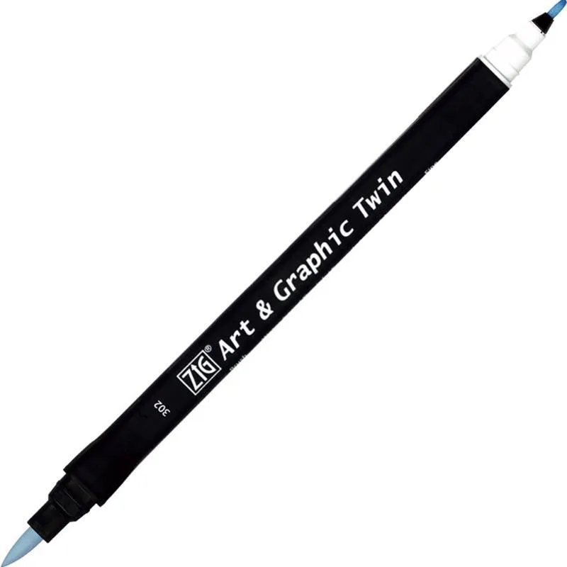 Zig Art Tut-80 Graphic Boyama Kalemi 302 Haze Blue