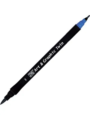 Zig Art Tut-80 Graphic Boyama Kalemi 308 Cornflour Blue