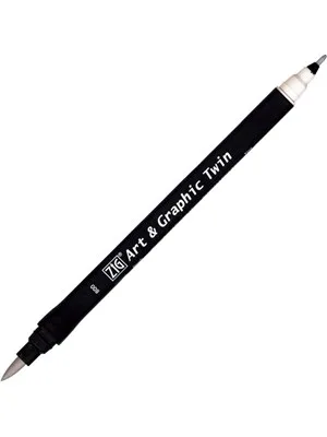 Zig Art Tut-80 Graphic Boyama Kalemi 800 Cool Gray 1
