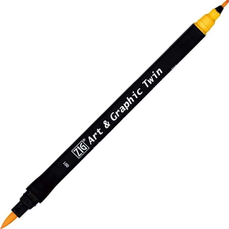 Zig Art Tut-80 Graphic Boyama Kalemi 001 Yellow