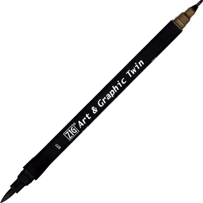 Zig Art Tut-80 Graphic Boyama Kalemi 077 Deep Brown