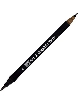 Zig Art Tut-80 Graphic Boyama Kalemi 071 Mıd Brown