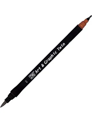 Zig Art Tut-80 Graphic Boyama Kalemi 072 Brown