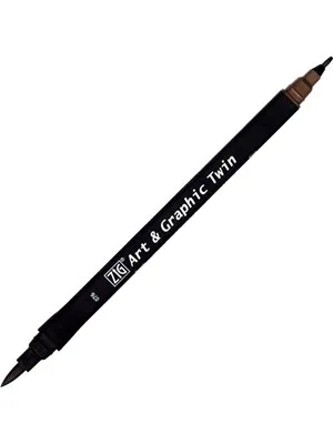 Zig Art Tut-80 Graphic Boyama Kalemi 076 Dark Brown
