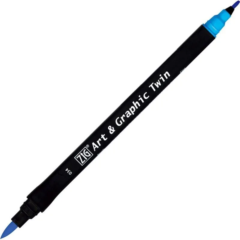 Zig Art Tut-80 Graphic Boyama Kalemi 034 Cobalt Blue
