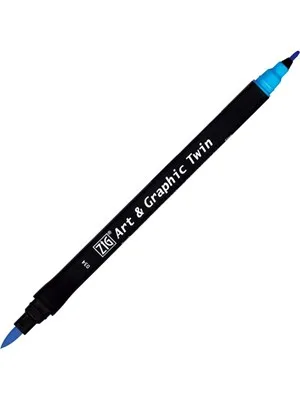 Zig Art Tut-80 Graphic Boyama Kalemi 034 Cobalt Blue