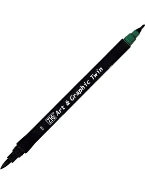 Zig Art Tut-80 Graphic Boyama Kalemi 038 Marıne Green