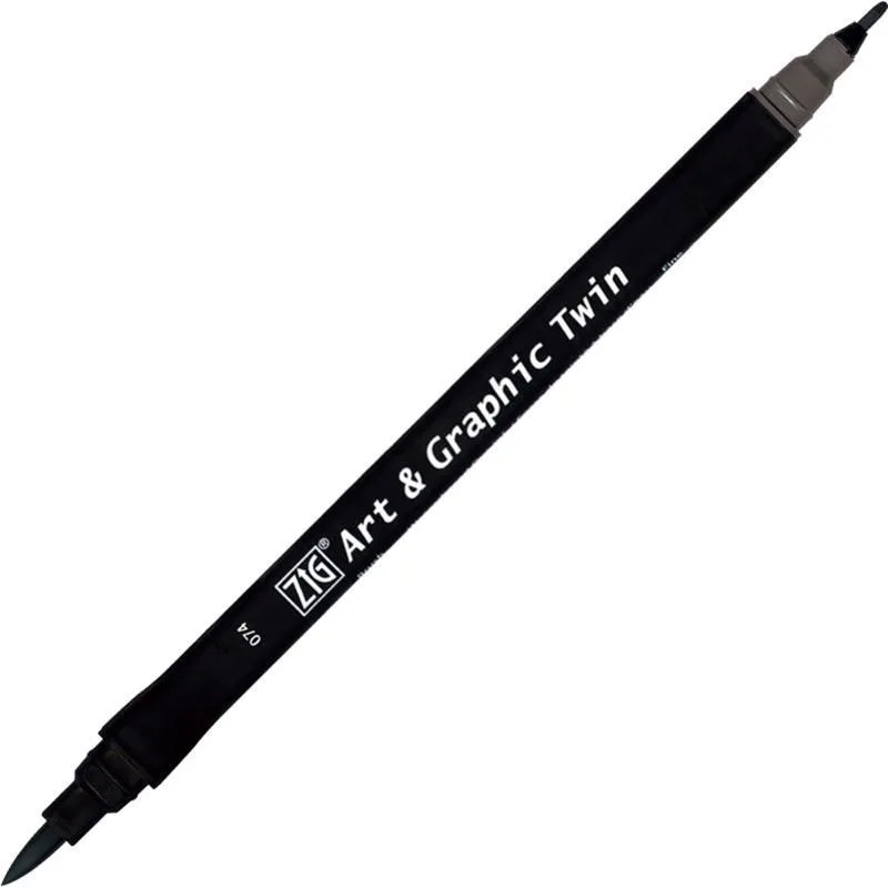 Zig Art Tut-80 Graphic Boyama Kalemi 074 Dark Grey