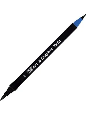 Zig Art Tut-80 Graphic Boyama Kalemi 063 Dull Blue
