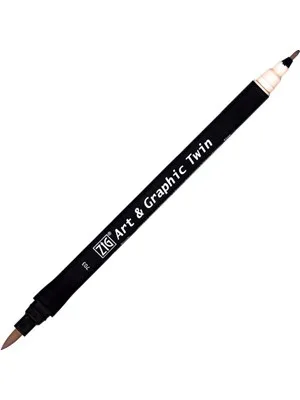 Zig Art Tut-80 Graphic Boyama Kalemi 087 Gray Brown