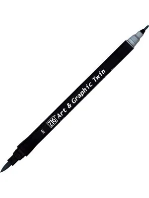 Zig Art Tut-80 Graphic Boyama Kalemi 083 Blue Gray
