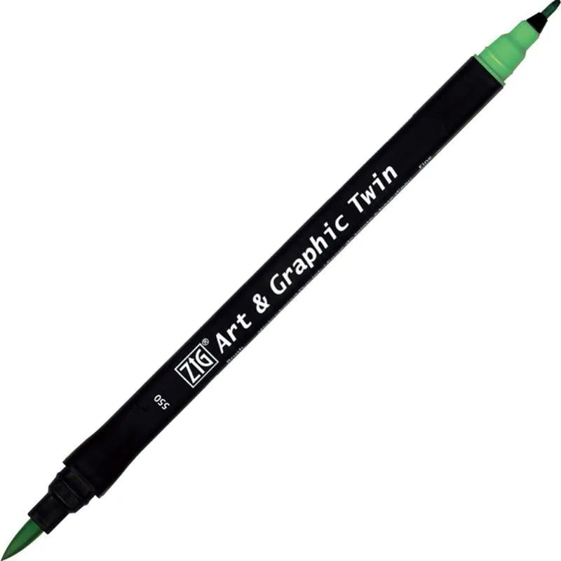 Zig Art Tut-80 Graphic Boyama Kalemi 550 Emerald Green