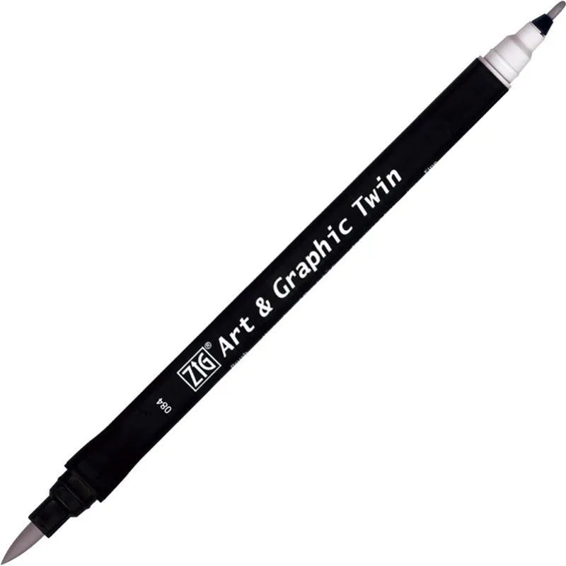Zig Art Tut-80 Graphic Boyama Kalemi 084 Pale Grey