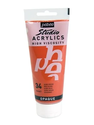 Pebeo 100 Ml Akrilik Boya Yüksek Yoğunluklu Opak Sarı 48