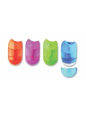 Faber Castell Silgili Oval Kalemtraş 51401836030000
