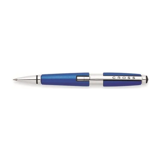 Cross Edge Roller Kalem Mavi Krom At0555-3